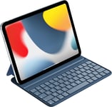 Étui Clavier Pour Ipad 10e Génération,Français Azerty,Clavier Intelligent Pour Ipad 10-A2696/A2757/A2777,Étui De Réveil/Veille Automatique Pour Clavier Bluetooth,Portable,Angle Réglable