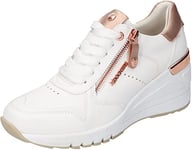 Dockers by Gerli Women's 47ou201-618592 Sneaker, White Rose Gold, 8 UK