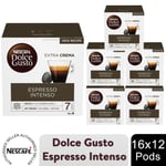 Nescafe Dolce Gusto Coffee Pods of 16 Caps, 12 Boxes, 192 Pods