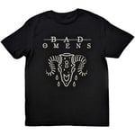 Bad Omens Unisex Adult Ram Skull Cotton T-Shirt - M