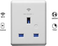 Link2Home Wi-Fi Smart Plug Socket 13A Google & Alexa Compatible