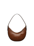 Radley The Kensal Lizard Effect Leather Small Zip-Top Shoulder Bag, Saddle