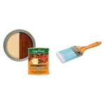 Cuprinol 750ml Garden Furniture Stain - Clear & Silverline Synthetic Paint Brush 75mm / 3" (718107)