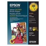 Epson Value Glossy A4 183gsm Photo Paper 20 Sheets