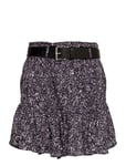 Hippie Flwr Mini Skirt Blue Michael Kors