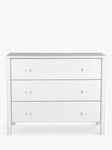 John Lewis Spindle 3 Drawer Chest, Grey