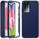 BESINPO Coque pour Samsung Galaxy A52/ A52s, 360 ° Full Body Double Coque Antichoc Housse Protection D'écran Integrale, Antirayures Etui Bumper Silicone Case pour Samsung Galaxy A52 / A52s - Bleu