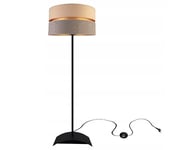 FKL DESIGN Home Deco Lampe de plafond, lampe suspendue, lampe suspendue, boule, noir, gris, blanc, TAD40P-GB