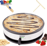 Electric  Crepe  Maker  PM131  Pancake  Maker  Machine ,  Crepe  Griddle  Grill