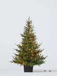 John Lewis Cotswold Potted Pre-lit Christmas Tree