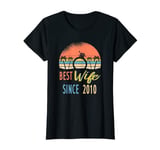 Womens 12th Wedding Anniversary Best Wife Since 2010 T-Shirt