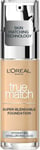 L'Oreal Paris True Match Liquid Foundation, Skincare Infused with Hyaluronic Ac