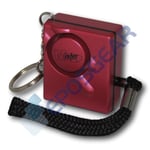 Metallic Hot Pink 140db Minder Personal Panic Rape Attack Safety Keyring Alarm