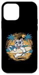 Coque pour iPhone 12 mini West Highland White Terrier sur la plage