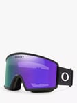 Oakley OO7105 Unisex Target Line L Ski Goggles, Matte Black/Violet