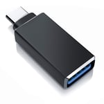 INECK® Adaptateur USB-C vers USB 3.0 femelle - Adaptateur SuperSpeed USB-C USB-A pour transfert de données 5Gb/s, compatible Samsung Galaxy Note 8, Galaxy S8/S8+, Nexus 5X et 6P, MacBook, ChromeBook Pixel et autres