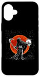 iPhone 16 Plus The Grim-Reaper Skeleton Skull Death Scythe Grunge Horror Case