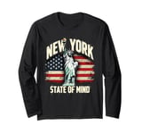 New York State of Mind Statue of Liberty Nyc New York City Long Sleeve T-Shirt