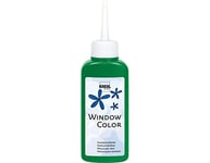 KREUL 42720 - Window Color vert clair 80 ml, peinture pour fenêtres à base d'eau, avec surface structurée, pour verre, miroirs, carrelages et autres surfaces lisses