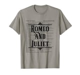 Romeo And Juliet Literary Themed Graphic Print T-Shirt