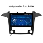 Navigation GPS stéréo Voiture écran Tactile Multimédia Navi Radio avec Bluetooth WiFi Auto Lecteur Double Din - pour Ford S-Max Galaxy 2007-2008 9 Pouces