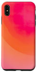 Coque pour iPhone XS Max Rose et orange dégradé mignon aura esthétique