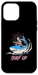 iPhone 12 Pro Max Surf Up Skeleton Surfer Case