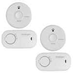 FireAngel Smoke Alarm Carbon Monoxide Kit Optical 10 Year CO FA3313-SB1-T 4 Pack