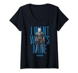 Star Wars The Mandalorian Bo-Katan I Want What's Mine T-Shirt avec Col en V