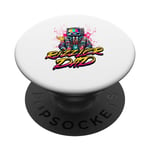 This Dad Has Rizz Cool Retro Rizzler Dad Father's Day 2024 PopSockets PopGrip Interchangeable