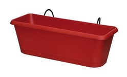 EDA - Jardinieres chorus 50cm plateau et suspension incluse rouge rubis