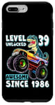 iPhone 7 Plus/8 Plus Level 39 Unlocked T Rex Monster Truck Dinosaur 39th Birthday Case