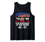 Proud to Be the Elephant in Room Pro Trump 24 White Elephant Tank Top