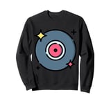 Vinyl Record Player Album Sweatshirt