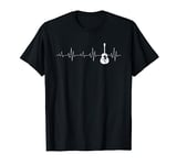 Guitarist Music Lover Musical Instruments Heartbeat Guitar T-Shirt