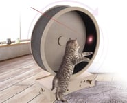 Flamingo Cat Running Wheel