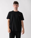 Fred Perry Mens Ringer T-Shirt - Black - Size Medium