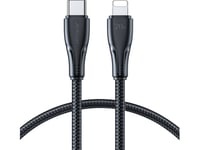 Joyroom Usb Cable Joyroom Surpass Series Usb-C/Lightning Cable 20W 0.25M Black