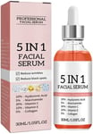 Pure 5 in 1 Anti-Wrinkle Serum, Anti-Aging Daily Face Moisturizer, Repair Serum,