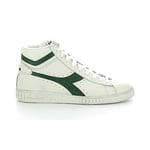 Chaussures Loisirs Unisexe Game L High Waxed, Sneakers Hautes Mixte, Vert/Blanc, 36