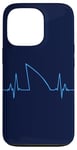 Coque pour iPhone 13 Pro Shark Heartbeat Minimaliste Ocean Sea Animal Cute Shark Lover