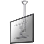 NewStar FPMA-C400 Support à fixer au plafond pour écran LCD 55 cm (22") à 130 cm (52"), hauteur : 64 cm à 105 cm (Argent)