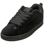 DC Shoes Court Graffik Mens Skate Trainers in Black Black - 11 UK