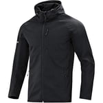 JAKO Men's Softshelljacke Light Softshell Jacket, Black, L