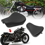 1 pièce noir moto avant conducteur passager siège simple pu cuir coussin pillion housse de coussin Harley Roadster quarante - huit xl1200 883 72 48