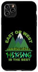 Coque pour iPhone 11 Pro Max Randonnées montagnes Nature Lovers Randonnée Vert