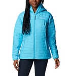 Columbia Silver Falls Hooded Jacket, Doudoune À Capuche Femme, Atoll, Taille L