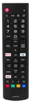 121AV AKB75675304 Replacement Remote Control Compatible for LG AKB75675304 Smart LED TVs