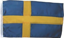 Flagga Svensk 90cm Bomull