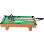 Mini Pool Table Enfants enfants Snooker Billard Billard Set Cues Balls pour les sports intérieurs